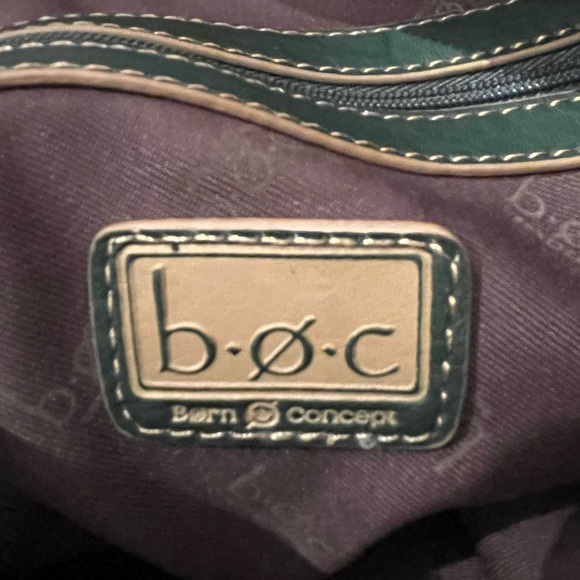 B.O.C. BORN CONCEPTS - EUC Shoulder purse/7 pocket bag/Olive Green - Picture 4 of 12